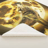 Gouden Bliksem Wolf Sherpa Deken (3/4)