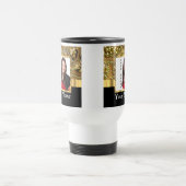 Gouden bling instagram sjablonen reisbeker (Center)