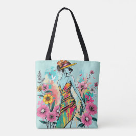 Gouden Bloei Duet Tote Bag