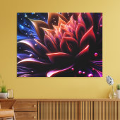 Gouden bloei in de diepten van de schemering canvas afdruk (Insitu (Woonkamer))