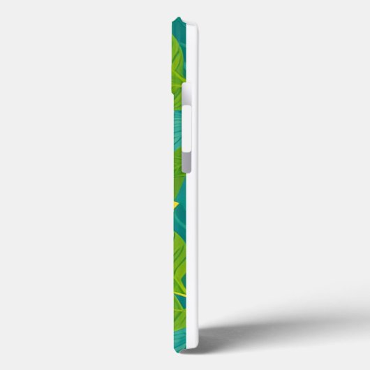 Gouden bloei op groen gebladerte Case-Mate iPhone case (Achterkant / Links)