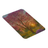 Gouden Bloei - Schilderij van Zonsondergangstuin Magneet (Rechterzijde)