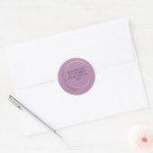 Gouden Bloem Bloemen Verjaardagsfeest Ronde Sticker (Envelop)