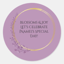 Gouden Bloem Bloemen Verjaardagsfeest