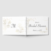 Gouden Bloem Bruidsfeest Gastboek Gastenboek (Volledig)