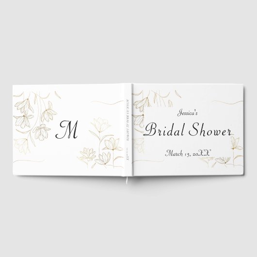 Gouden Bloem Bruidsfeest Gastboek Gastenboek (Volledig)