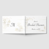 Gouden Bloem Bruidsfeest Guestbook Gastenboek (Volledig)