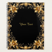 Gouden Bloem Bruiloftsplanner Planner (Voorkant)