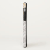 gouden bloem bruin patroon monogram Case-Mate iPhone case (Achterkant/links)