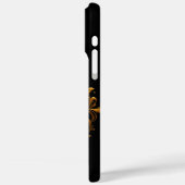 Gouden Bloem C Monogram Luxe Botanische Initiaal Case-Mate iPhone Case (Achterkant / Links)