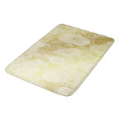 gouden bloem, fantasie, elegant, patroon, subtiel, badmat (Gekanteld)