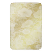 gouden bloem, fantasie, elegant, patroon, subtiel, badmat (Voorkant Verticaal)