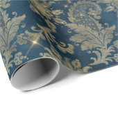 gouden bloem in hemelsnaam cadeaupapier (Rol Hoek)