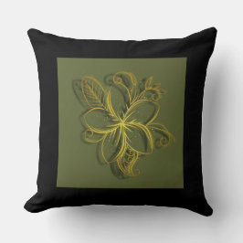 Gouden Bloem Kussen