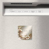 Gouden Bloem Magneet (Insitu (Vaatwasser))