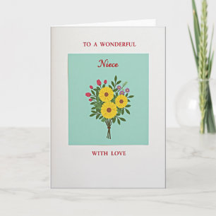 Gouden Bloem Moeders Kaart