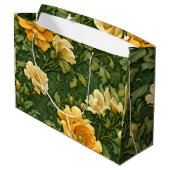 Gouden Bloem Tapijt Groot Cadeauzakje (Achterkant Gekanteld)