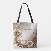 Gouden Bloem Tas (Achterkant)