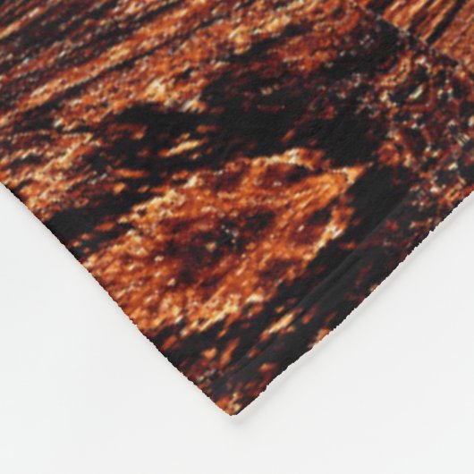 Gouden Bloem van Licht Fleece Deken (Hoek)