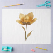 Gouden Bloem Vloeipapier Tissuepapier (Craft)