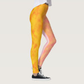 Gouden Bloemblaadje Luchtspiegeling Leggings (Rechts)