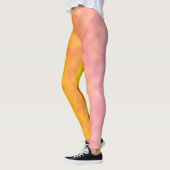 Gouden Bloemblaadje Luchtspiegeling Leggings (Links)
