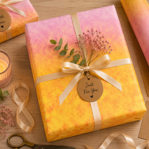 Gouden Bloemblaadje Mirage Inpakpapier Vel