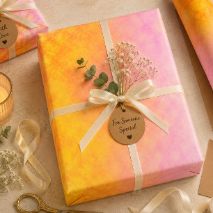 Gouden Bloemblaadje Mirage Inpakpapier Vel