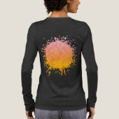Gouden Bloemblaadje Mirage Tri-Blend Shirt (Achterkant)