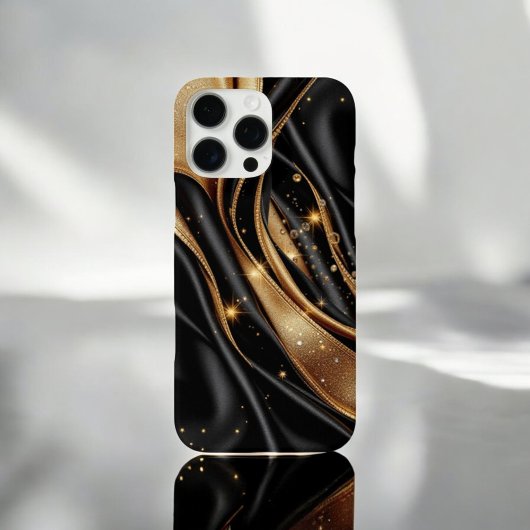 gouden bloemblaadjes schild Case-Mate iPhone case
