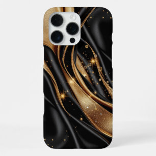 gouden bloemblaadjes schild iPhone 16 pro max hoesje