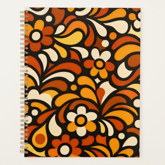 Gouden Bloembladstroom Planner (Voorkant)