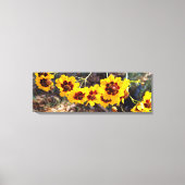 Gouden bloemboeket canvasprint canvas afdruk (Voorkant)