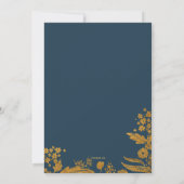 Gouden Bloemen Aankondiging (Achterkant)