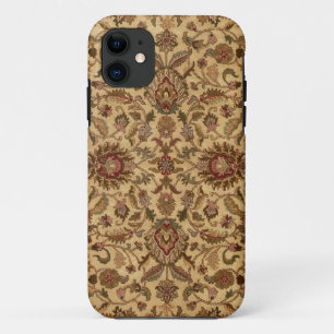 Gouden Bloemen Arabesque oosters tapijt iPhone 11 Hoesje