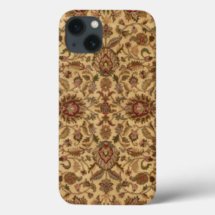 Gouden Bloemen Arabesque oosters tapijt iPhone 13 Hoesje