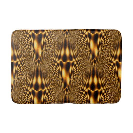 Gouden bloemen...... badmat (Voorkant)