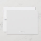 Gouden Bloemen Bruiloft Uitnodiging (Achterkant)