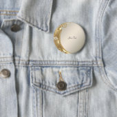 Gouden  Bloemen Button (In situ)