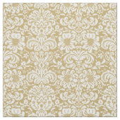 Gouden Bloemen Damask Stof (Swatch)