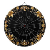 Gouden Bloemen Dartboard Dartbord (Voorkant)