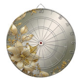 Gouden Bloemen Dartboard Dartbord (Voorkant)