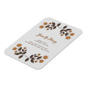 Gouden Bloemen en Hart Magneet (Linkerzijde)