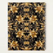 Gouden Bloemen Huwelijksplanner Planner (Achterkant)