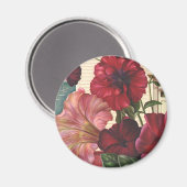 gouden bloemen in de tuin magneet (Voorkant / Achterkant)