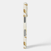 Gouden Bloemen Inspirerende Gelukkige Gedachten Case-Mate iPhone Case (Achterkant / Rechts)