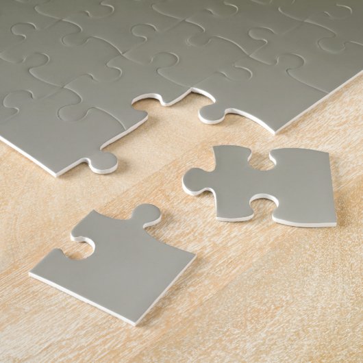 Gouden  Bloemen Jigsaw Puzzel (Zijkant)