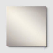 Gouden Bloemen Lijst met Rode Stenen Gastboek Gastenboek (Achterkant)