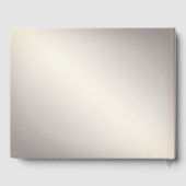 Gouden Bloemen Lijst met Rode Stenen Gastboek Gastenboek (Achterkant)