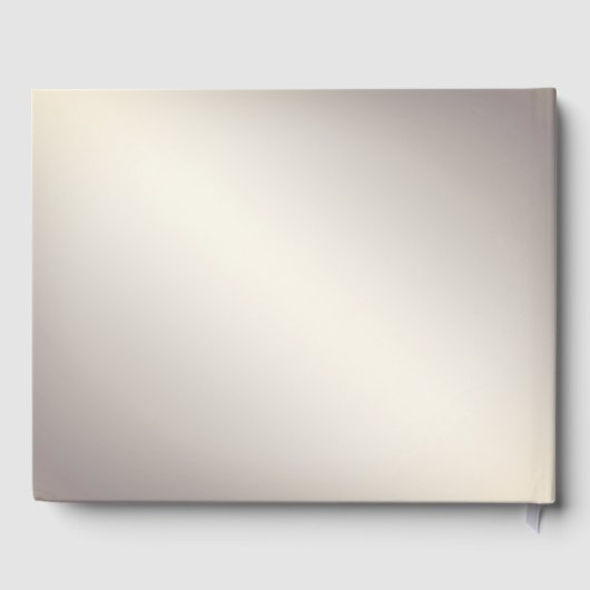 Gouden Bloemen Lijst met Rode Stenen Gastboek Gastenboek (Achterkant)